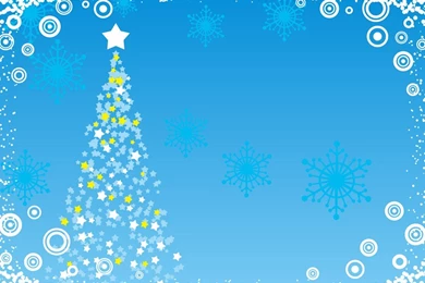 BLUE CHRISTMAS WALLPAPER   (