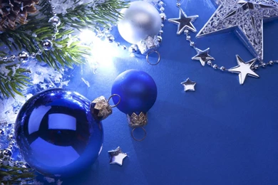 Blue Christmas Wallpapers   (