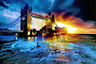 London desktop wallpapers By T Douglas Painting On DeviantArt