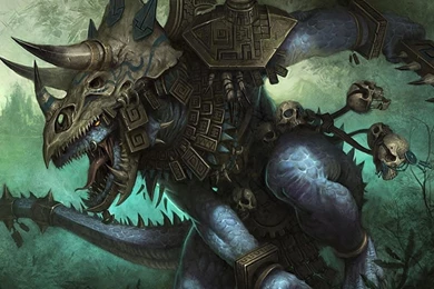 Lizards Aztec Creatures Artwork Warriors Swords Triceratops ...