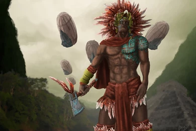 Aztec Warrior By Meewtoo On DeviantArt
