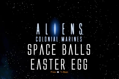 Aliens: Colonial Marines – Space Balls Easter Egg YouTube