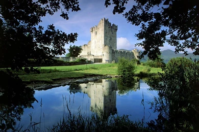 ROSS CASTLE KILLARNEY NATIONAL PARK IRELAND CASTLE HD WALLPAPER ...