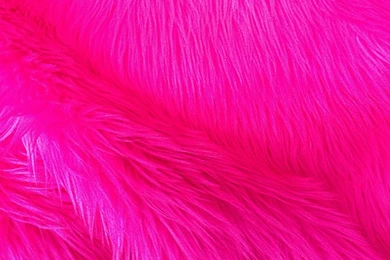 Amazon.com: Solid Shaggy Faux/Fake Fur Fabric Hot Pink Long Pile ...