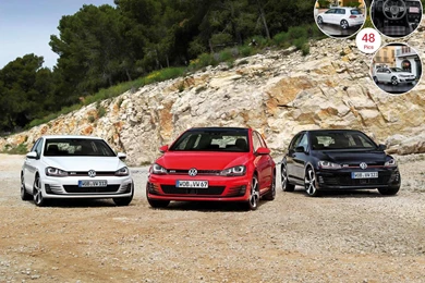 Volkswagen Golf GTI VII Trio   Front