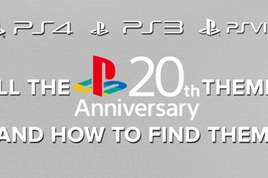 All The Playstation 20th Anniversary Themes (And How To Find Them ...