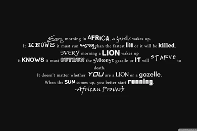 African Proverb HD Desktop Wallpapers : High Definition ...