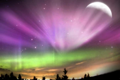 NORTHERN LIGHTS WALLPAPER   (