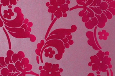 Velvet Jacquard Flock Pink