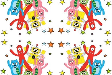 Yo Gabba Gabba Wallpapers   Reasha   Spoonflower
