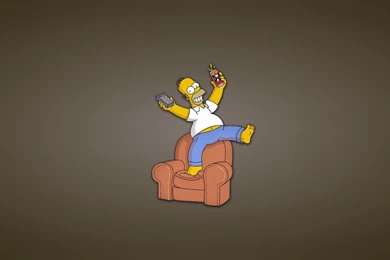 The Simpsons Homer Simpson Minimalism Cartoon HD Wallpapers ...