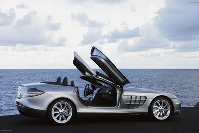 Mercedes McLaren SLR Roadster Widescreen Exotic Car Wallpapers