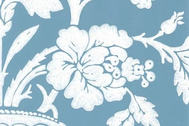 White And Blue Damask Wallpapers Online