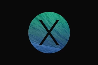 Mac OSX Mavericks Logo Black iPhone 5 Wallpapers