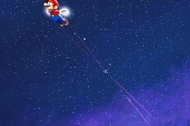 Download Super Mario Galaxy In Space Wallpapers For IPad