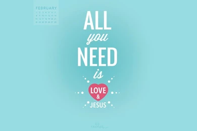 February 2015   Love And Jesus Desktop Calendar  Free February ...