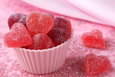 2560x1600 Heart, Dessert, Food, Sweet, Marmalade, Sugar, Hearts ...