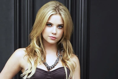 Ashley Benson With A Silver Necklace Wallpapers