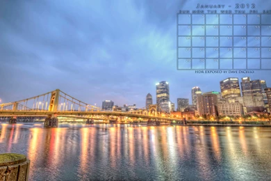Counting The Days   January Desktop Calendar   Pittsburgh Photographer