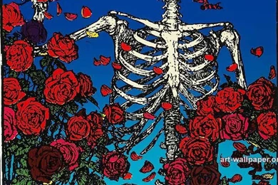 Jestingstock.com Grateful Dead Skull And Roses Wallpapers