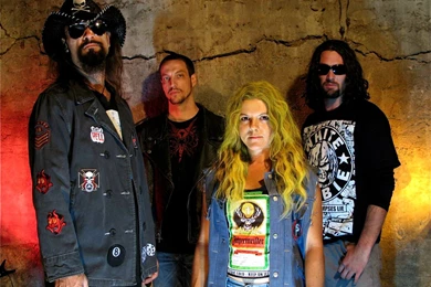 ROB ZOMBIE Industrial Metal Heavy White zombie Rob Zombie White ...