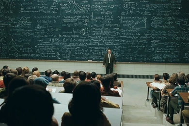 Download 1920x1080 Giant Chalkboard In Classroom Wallpapers