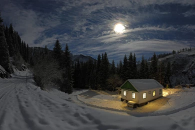 Winter Cabin Wallpapers   Wallpapers Cave