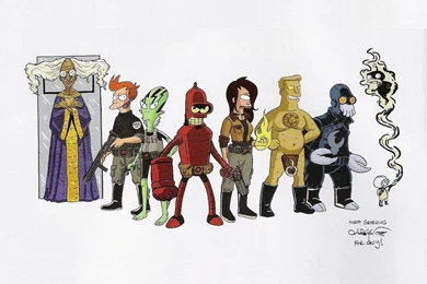 Top Cartoon Wallpapers: Futurama Wallpapers