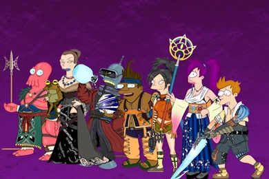 Amy Wong Bender Dr Zoidberg Futurama Hermes Wallpapers   (