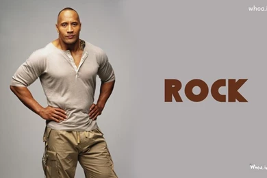 The Rock In Grey T Shirt Wallpapers