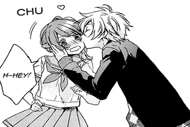 Black And White Anime Boy Hard Kiss To Girl Wallpapers ...