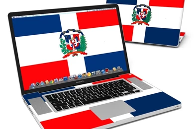 MacBook Pro 17in Skin   Dominican Republic Flag