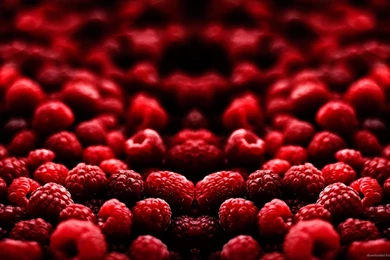 Spilled Red Raspberries Wallpapers For LG Optimus