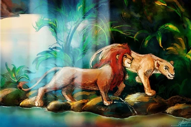 Nala And Simba   Simba Wallpapers (35925704)   Fanpop