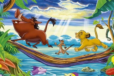 Timon, Pumbaa And Simba Wallpapers   Cartoon Wallpapers