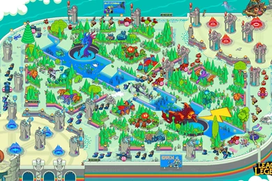 Pixel Art Summoner's Rift Wallpaper!