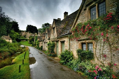 Bibury England Beautiful Village Wallpapers HD Download