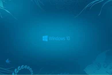 Windows 10 Wallpapers In Abstract Deep Blue See And New Logo Hd ...