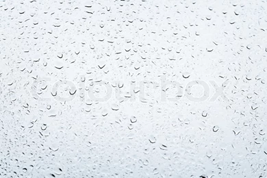 Water Drops On Grey Backgrounds