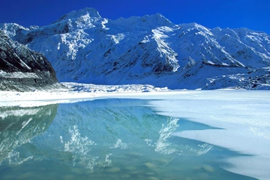 Desktop Wallpapers » Natural Backgrounds » Mount Sefton, Southern ...