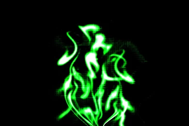 Green Techno Flame By Calebwye On DeviantArt