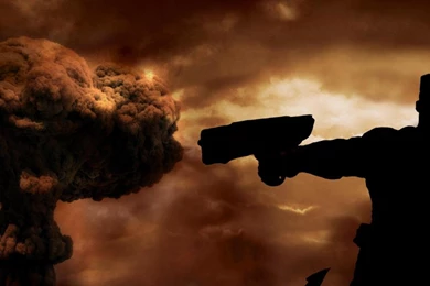 Download Wallpapers 3840x1200 Duke Nukem, Sant John, Pistol ...