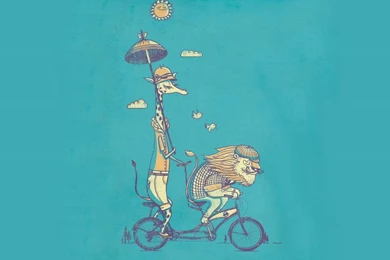 Funny Giraffe Lion Safari Bicycle >> HD Wallpaper, Get It Now!