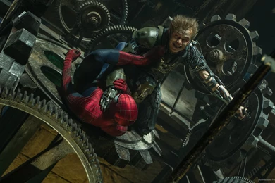 Download 1920x1080 Spider Man Fighting Green Goblin Wallpapers