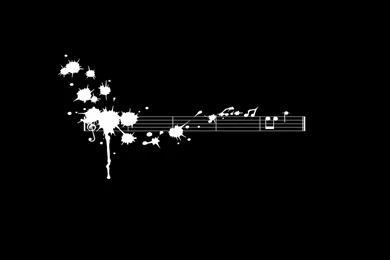 Music Notes Symbols Wallpapers   Black And White Wallpapers Desktop ...