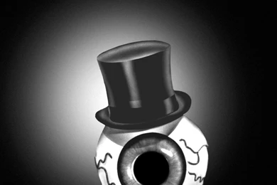 Black And White Music Hat Top The Residents Eyeball Hd Wallpapers ...