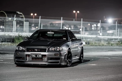 1366x768 Skyline, On The Street, Nissan, Machine, R34, Auto, Gt r ...