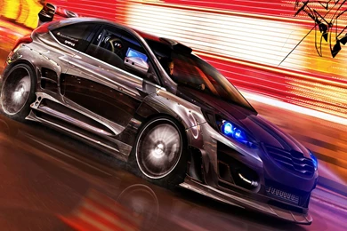 Ford Focus Xfr Machine Car Tuning Street Lights Speed HD Wallpapers