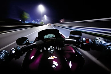 Riding A Motorcycle At Night, Bike, Highway, Motorcycles ...