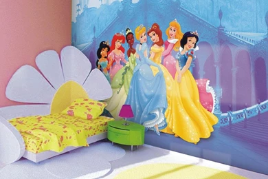 CHILDRENS BEDROOM DISNEY & CHARACTER WALLPAPER WALL MURAL FREE ...